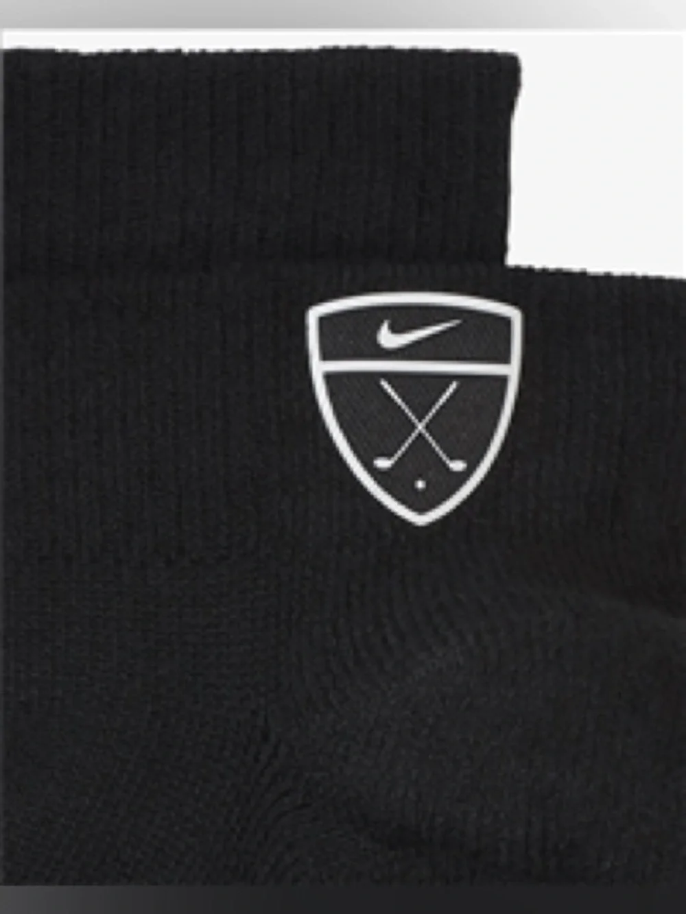 Nike Multiplier Low Golf Quarter Socks (2 Pairs) CV2617-010 black